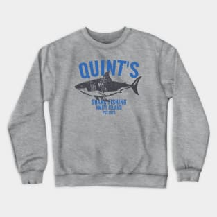 Quint's Shark Fishing, Amity Island Crewneck Sweatshirt